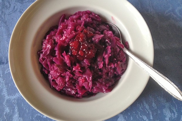 Apfelrotkraut