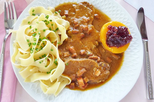 Wildschweinbraten