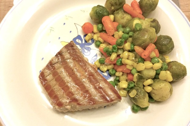 Gebratenes Thunfischsteak