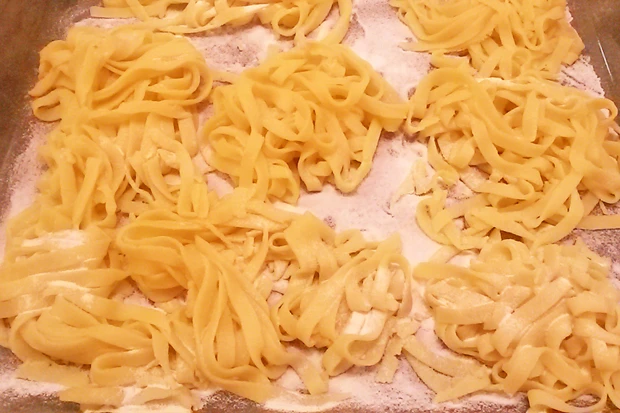 Hausgemachte Tagliatelle