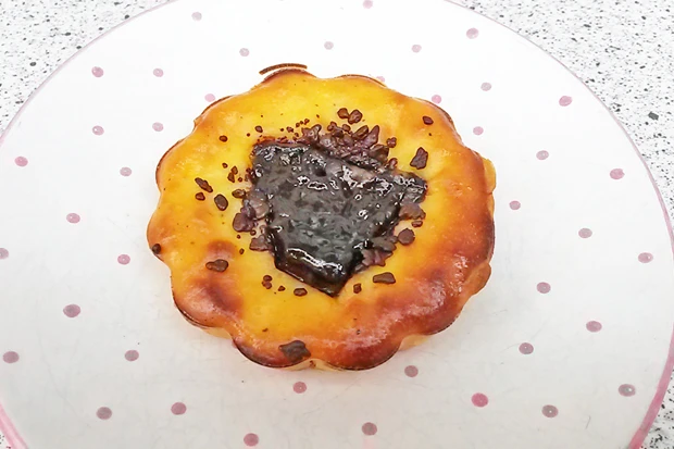 Topfent&ouml;rtchen mit Schokoladebl&auml;ttchen