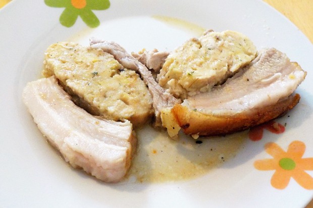 Gefüllte Schweinsbrust