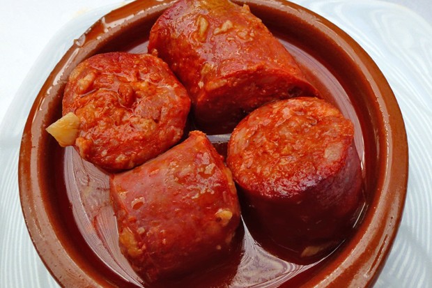 Chorizo in Sidra