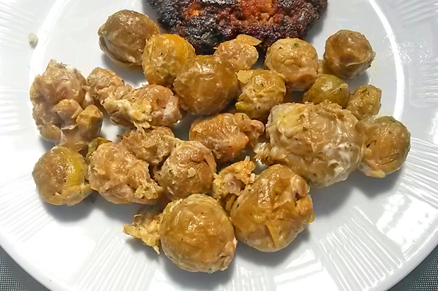 Kohlsprossen mit Frischkäse