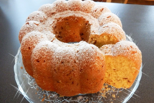 Gugelhupf mit Schokoflocken