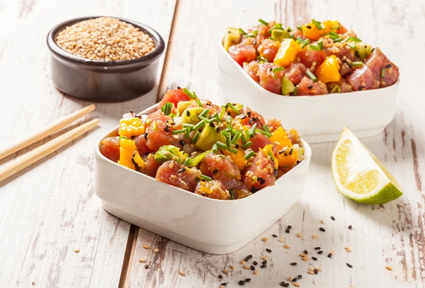 Thunfisch Poke Hawaii