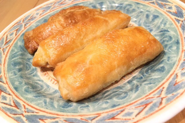 Tascherl aus Topfenteig mit Nutella