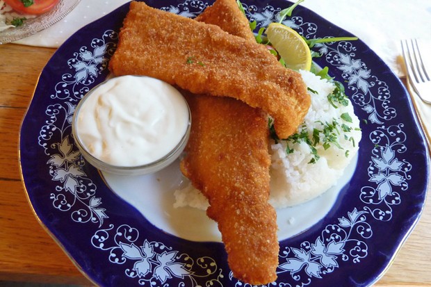 Zanderfilets gebacken