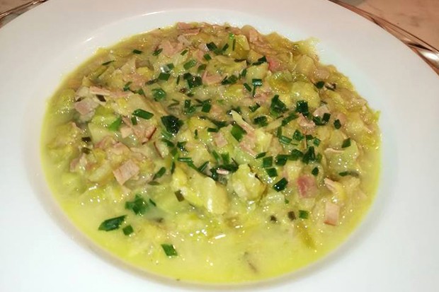 Spitzkraut in Schinken-Rahm-Sauce