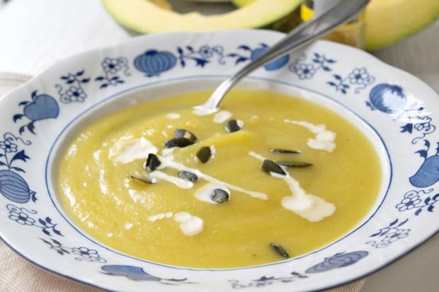 Bananen-Kürbis Suppe
