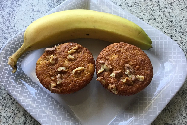 Bananen-Walnuss-Muffins