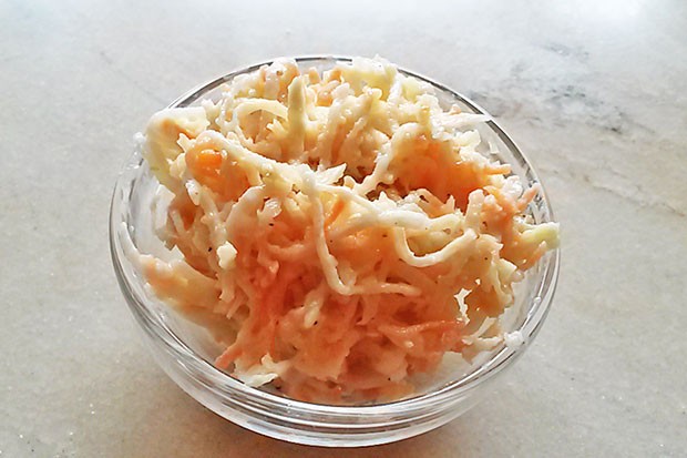 Roher Zeller-Karottensalat