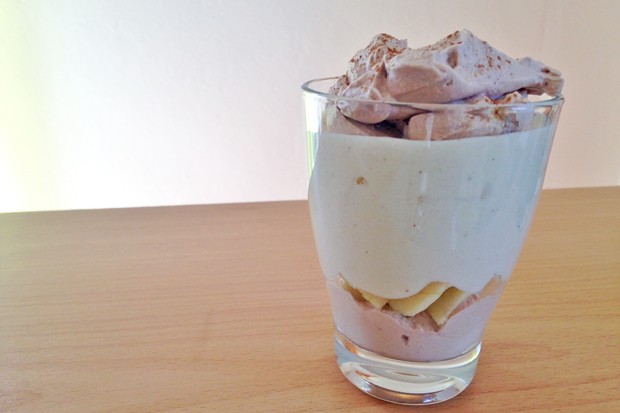 Schichtdessert Apfel-Kakao