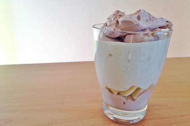 Schichtdessert Apfel-Kakao