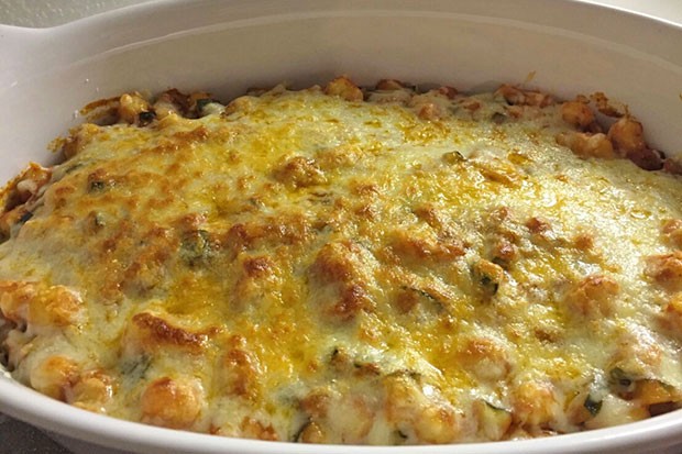 Zucchini-Gnocchi-Auflauf