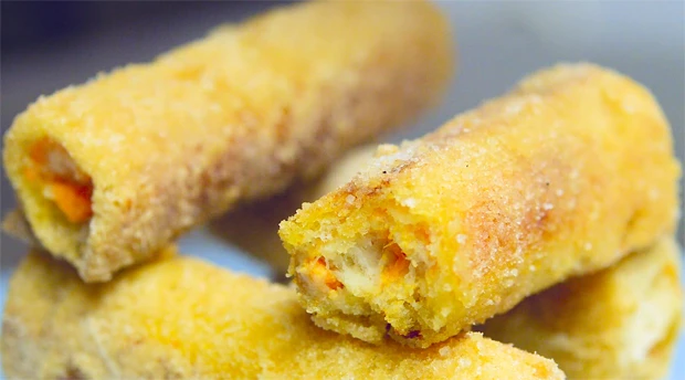 K&uuml;rbis-Topfen-Sticks