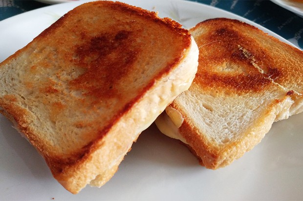 Pfannen-Toast Schinken Käse