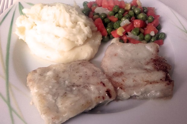 Fisch paniert mit Maizena