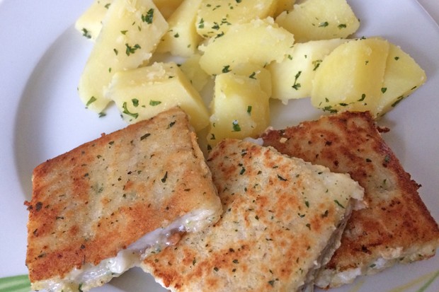 Fisch paniert mit Maizena