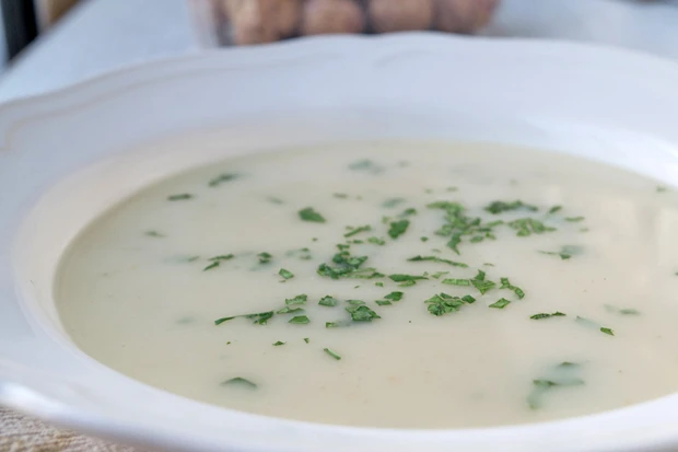 Vegane Topinambursuppe