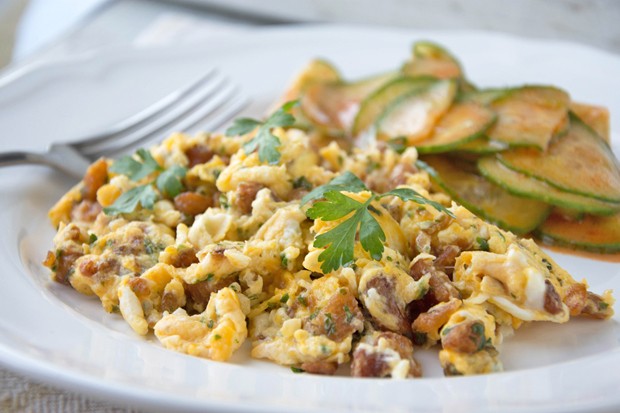 Eierspeise mit Grammeln