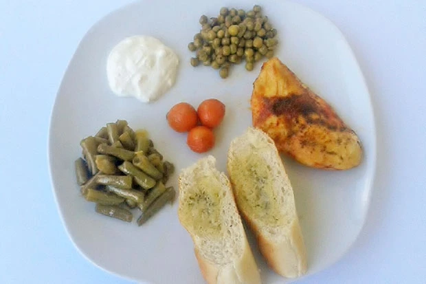 Putenbr&uuml;stchen mit Gem&uuml;se