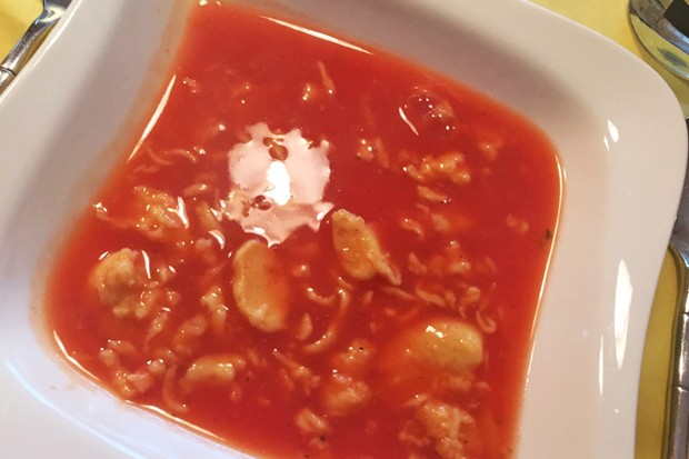 Schnelle Tomatensuppe