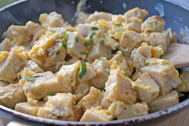 Geröstete Knödel