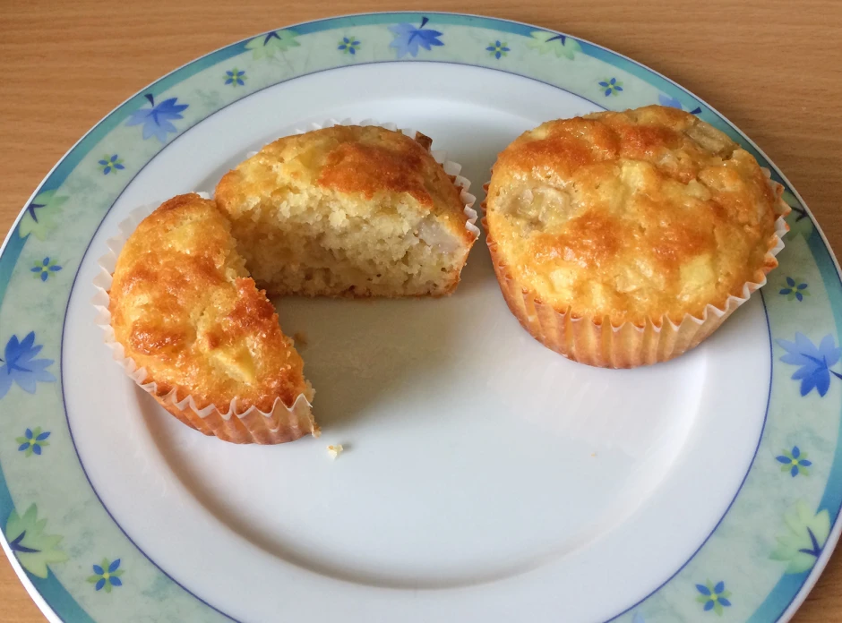 Bananen-Apfel-Muffins