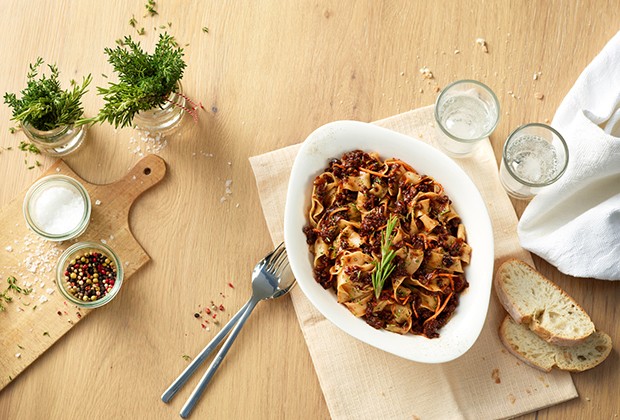 Pasta alla Cacciatora