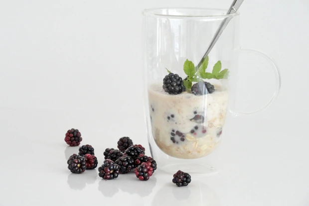 Brombeer-Bananen-Creme
