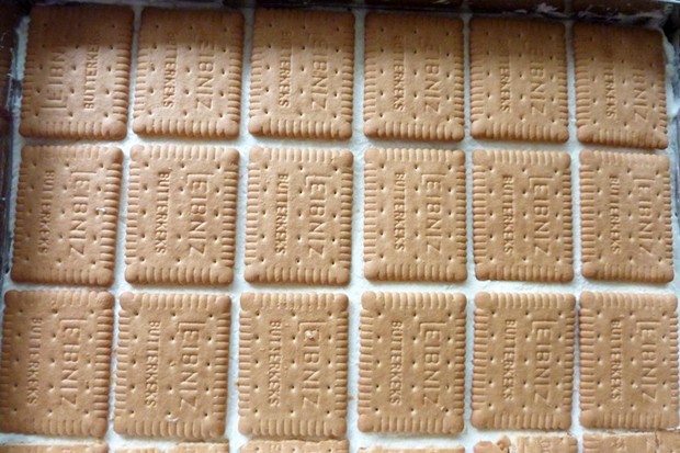 Himbeer-Butterkeks-Schnitte