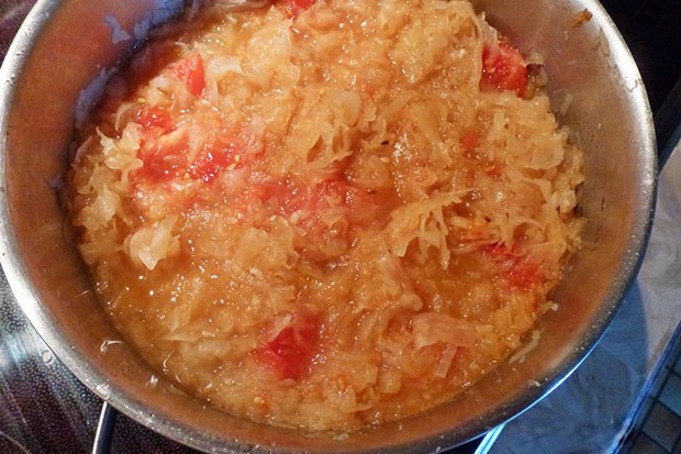 Paradeiser-Sauerkraut