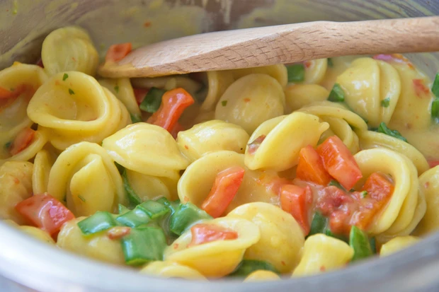 One Pot Pasta mit Kokos