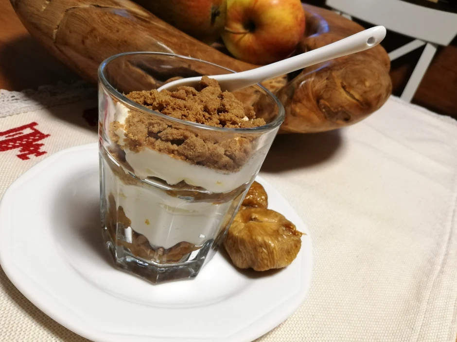 Feigen-Spekulatius-Dessert