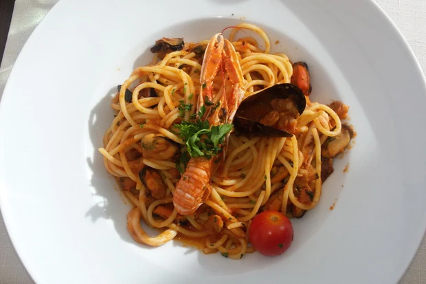 Spaghetti mit Muscheln