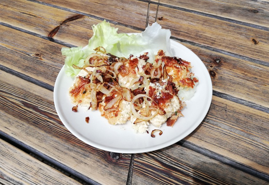 Zwiebel-Topfen-Nockerl