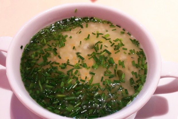 Haferflockensuppe mit Karotten