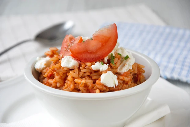 Griechischer Tomatenreis