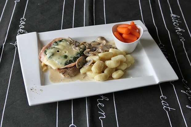 Spinatschnitzel