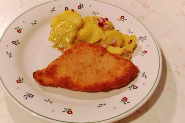 Panierter Fisch