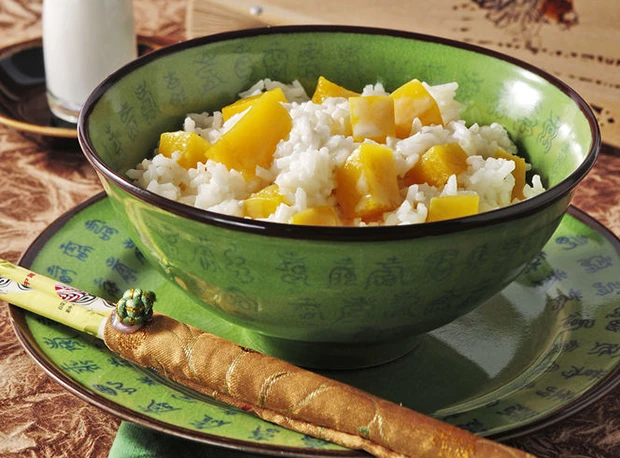 Kokosreis mit Mango