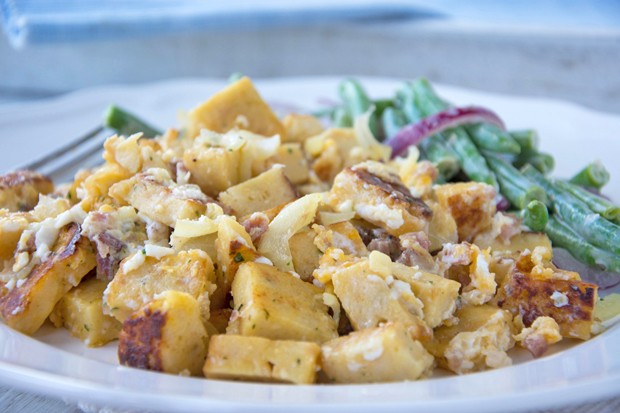 Gebratene Knödel