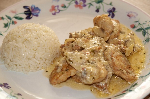 Hühnerfilet mit Champignonsauce