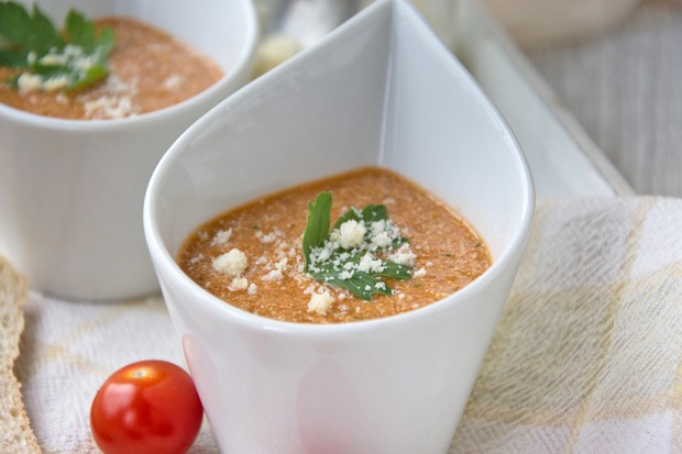 Kalte Tomatensuppe - Rezept