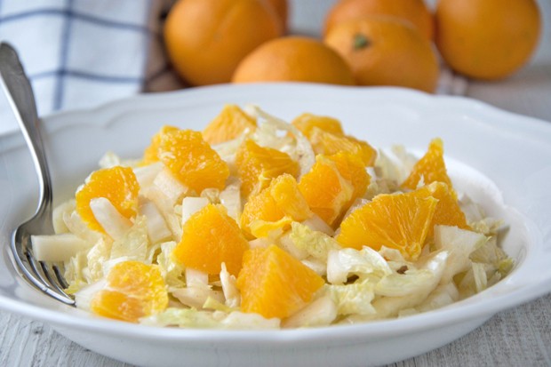 Chinakohlsalat mit Orangen
