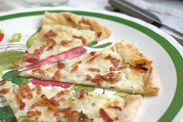 Flammkuchen Els&auml;sser Art