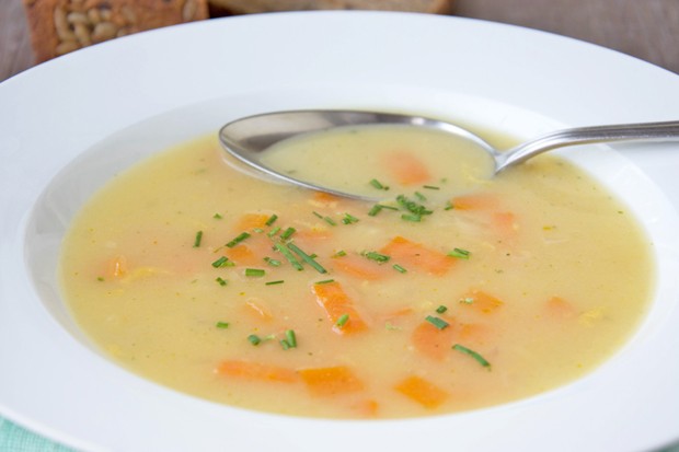 Goldregensuppe