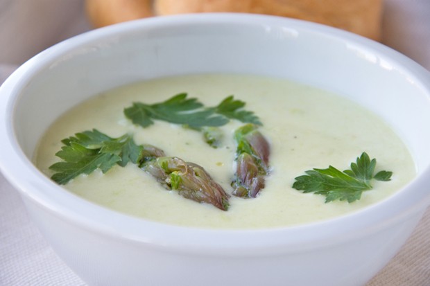 Spargelsuppe