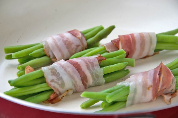 Speckfisolenpäckchen